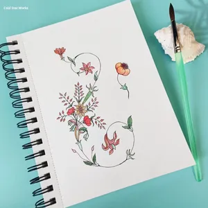 Daiqian 185g xoắn ốc đa chức năng vẽ giấy sơn dầu giấy Acrylic Bút đánh dấu bút chì màu bút chì bút chì màu - Product Image 4