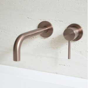Lavabo de latón macizo oculto, antihuellas, acabado oro rosa cepillado, para dormitorio 102 7105TM -3, lavabo sensorial 102 7105TM - Product Image 1