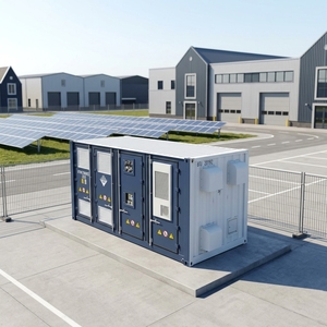 Conteneur de stockage d'énergie solaire hybride SCU LiFePO4 pour réseau, fonction d'alimentation de secours et d'arbitrage, dimensions 20ft/10ft, IP54 - Product Image 1