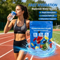 Poudre de Boisson Énergisante aux Électrolytes sans Sucre, Complément Superalimentaire pour la Nutrition Sportive et l'Utilisation en Salle de Sport