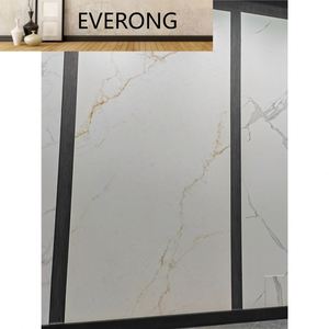 Losa de pared de piedra sinterizada moderna, azulejos de cerámica brillantes blancos, aplicación de carretera de sótano de oro gris mezclado, <span class=keywords><strong>Fondo</strong></span> de piedra Artificial - Product Image 3