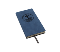 Carnet vierge en cuir PU format A6, gravure laser, portable, logo personnalisé, DIY