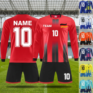 Uniformes de Fútbol Americano Personalizados con Nombre/Número/Logotipo, Camiseta de Manga Corta con Cuello Redondo, Colores Personalizables - Product Image 2