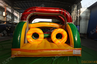 Course d'obstacles gonflable de petits jeux stimulants gonflables personnalisables commerciaux durables pour enfants et adultes