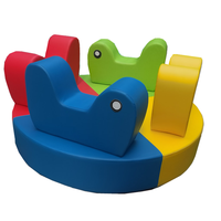 Chaise pivotante Yo-Yo pour enfants, plateau tournant multifonctionnel, équipement de terrain de jeu en plastique PE, non gonflable, personnalisable