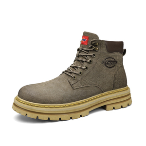 Aceptamos OEM en stock listo hecho a mano puro cuero genuino Real Alto superior impermeable hombres al aire libre <span class=keywords><strong>nieve</strong></span> <span class=keywords><strong>botas</strong></span> de invierno - Product Image 4