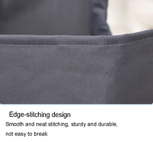 <span class=keywords><strong>Polyester</strong></span> tái sử dụng giặt giỏ đóng mở với kim loại xử lý Organizer cản trở hoặc rửa bền bẩn quần áo lưu trữ - Product Image 4