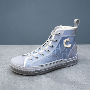 Stock High Quality Luxury Retro Casual B23 <b>Shoes</b> Designer Walking Skateboard Style Summer Soft <b>Height</b> <b>Increasing</b> Denim Wood - Product Image 2
