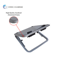Vente directe usine – Cadre de trappe de pont de bateau en aluminium anodisé, profilé d'extrusion en alliage d'aluminium marin sur mesure OEM