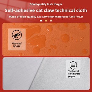 Patch de réparation auto-adhésif imperméable <span class=keywords><strong>en</strong></span> PVC motif litchi pour <span class=keywords><strong>canapé</strong></span> remis à neuf, résistant aux griffures de chat - Product Image 3