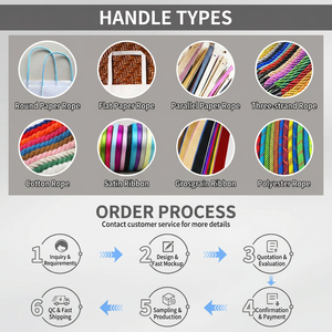 Sacs shopping en papier personnalisés imprimés en gros, OEM, haute qualité pour <span class=keywords><strong>la</strong></span> vente au détail et l'emballage de cadeaux pour boutiques - Product Image 3