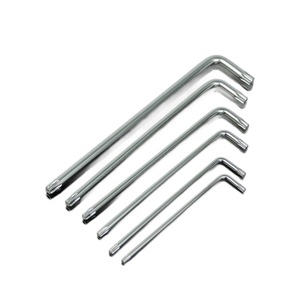 Jeu de clés hexagonales en forme de L, clé hexagonale interne en acier 45, procédé de forgeage, outil de réparation automobile - Product Image 3
