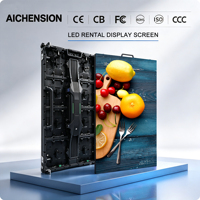 Écran LED de location P4.8, mur vidéo LED portable et pliable, panneau étanche pour événements temporaires, fêtes, scènes et expositions