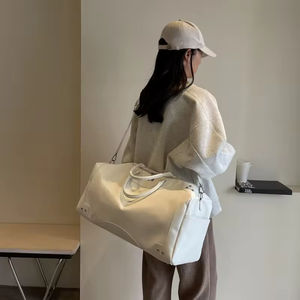 Sac de voyage pour femme, style professionnel, décoration en nœud, véritable peau de serpent, luxe FZKYBAG, fermeture éclair, petite capacité, bandoulière unique - Product Image 5