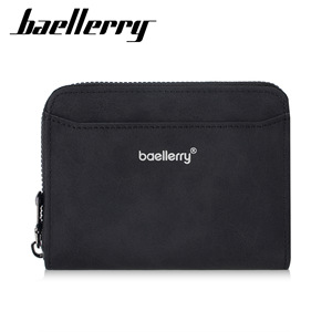 กระเป๋าใส่เหรียญขนาดกะทัดรัด Baeillerry พร้อมช่องใส่บัตรหลายใบ สำหรับทุกเพศ สีพื้น ซิปปิด ใช้ได้ทุกวัน - Product Image 5