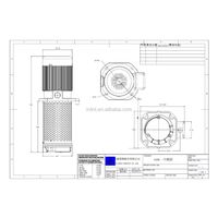 Pompe à liquide de refroidissement pour scie à ruban électrique avec moteur AC monophasé/triphasé 1/4 CV, pompe centrifuge pour usinage et contrôle de température