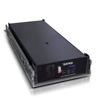 Amplificador de Potencia KD4500W*2 con Caja de Aviación, Fuente de Alimentación de Cuatro Etapas, Amplificador de Potencia de 2 Canales Clase H para DJ