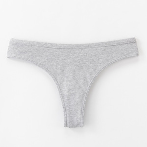 Private Label Custom Brazilian Cotton Low Rise Women High Cut Undies Cotton Tangas Thongs for Ladies - Product Image 6