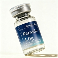 Autocollants synthétiques imperméables personnalisables pour flacons de recherche de peptides synthétiques de 3 ml à marque privée