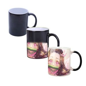 Mug magique noir sensible à la chaleur 11 oz, design personnalisé pour la sublimation, cadeau promotionnel - Product Image 2