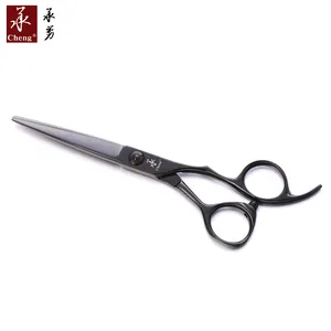 014-55BK Professional Hair Cutting Scissors Black Colorful Stylist Beauty Salon Hair Scissors CNC YONGHE