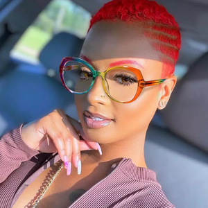Gafas de Acetato de Moda en Instagram, Monturas <span class=keywords><strong>para</strong></span> Lectura, Gafas Ópticas con <span class=keywords><strong>Iones</strong></span> <span class=keywords><strong>Negativos</strong></span> <span class=keywords><strong>para</strong></span> Damas, Accesorios <span class=keywords><strong>para</strong></span> Fiestas - Product Image 5