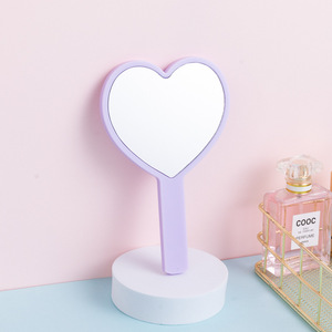 Espejo <span class=keywords><strong>de</strong></span> Mano Portátil con Marco <span class=keywords><strong>de</strong></span> Plástico y Forma <span class=keywords><strong>de</strong></span> Corazón Personalizado al por Mayor, Espejo Pequeño y Bonito para <span class=keywords><strong>Niñas</strong></span>, Regalo <span class=keywords><strong>de</strong></span> Belleza DIY - Product Image 6