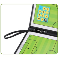 Tableau tactique de football magnétique pliable portable RS, équipement d'entraînement de football avec fournitures d'entraînement pour entraîneur