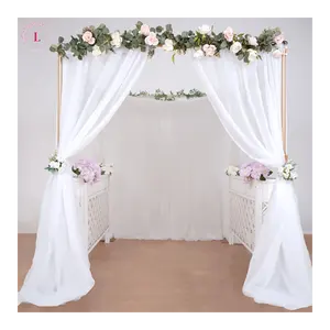 luxury Mandap pipe & drapes backdrop stand for wedding decoration