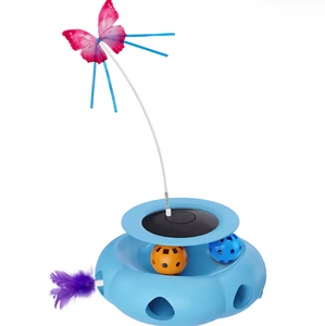 Juguete Interactivo Ecológico e Inteligente para Mascotas, Palo Eléctrico con Pluma de Mariposa para Gatos - Product Image 2