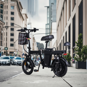 Vélo Électrique Pliant 48V 500W à Vendre : 32 km/h, Autonomie de 80 km, Cadre en Acier, Batterie au Lithium, Amortisseurs Multiples, Idéal pour Adultes et Trajets Urbains - Product Image 6
