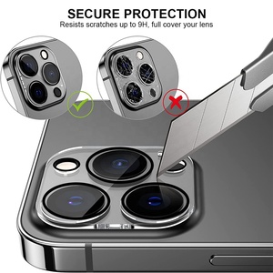 Kameraobjektivschutz 9H Gehärtetes Glas Schutzfolie für iPhone 11 12 13 14 15 Pro Max Kameraobjektiv mit Blitz Nachtaufnahme Kreis - Product Image 4