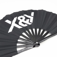 10 pouces personnalisé bambou ventilateur à main côtes de bambou grandes tailles danse arc-en-ciel soie Kungfu ventilateurs à main chinois personnalisé ventilateur