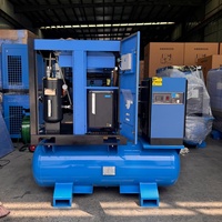 Compresor de Aire de Tornillo con Corte Láser 7-110KW, Imán Permanente VSD, Sin Aceite, Seco, Ahorro de Energía, CE, 10 Años de Garantía, Refrigerado por Aire