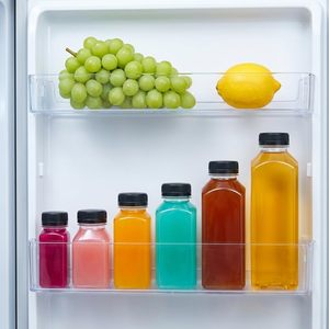 Bouteille carrée en PET de haute qualité pour jus de fruits et boissons, 60 ml, 120 ml, 2 oz, 4 oz, bouteille de 60 ml pour jus de gingembre - Product Image 5