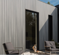 Panneau de bardage WPC creux avec option de profil personnalisé pour façade de bâtiment, mur de clôture, pavillon de loisirs, revêtement mural en composite bois