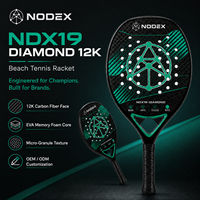 Raquette de tennis de plage personnalisée de luxe, légère et de haute qualité, populaire pour la vente en gros, avec marque OEM pour le Brésil