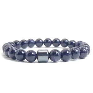Oeil de Tigre Naturel Noir Onyx Malachite Perles de Lave Bracelet Fait Main Couples Yoga Bracelets Bracelet pour Homme Cadeau Vente en Gros - Product Image 5