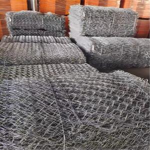Panier gabion en zinc-aluminium 275g 5x1x1m 4x1x0.5m, cage à pierres tressée à double torsion pour la protection des berges de barrages - Product Image 3