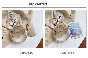 NUEVO Bolso de Mano Transparente para Mujer, Estilo Verano, con Correa Cruzada, Moderno, de Acrílico Transparente, para la Noche - Product Image 6