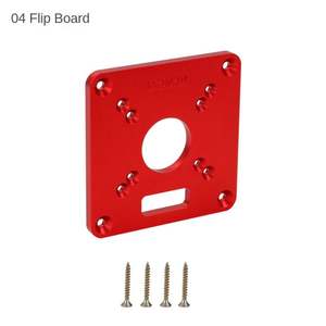 TEBAK طاولة توجيه الألومنيوم لوحة إدراج الخشب الكهربائية دليل الجدول تشذيب لوحة الوجه - Product Image 6