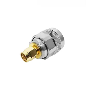 Factory directly sell full copper material high frequency N male plug to N female plug connector test adaptor