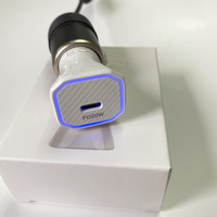 Bon marché, chargeur de voiture universel 20w usb c, chargeur rapide de téléphone PD TYPE C, adaptateur de chargeur de voiture à charge rapide pour Iphone Samsung