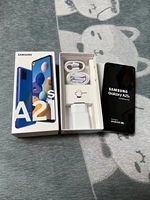 Pour Smartphone Samsung A21s A217f 4G LTE avec écran 6,5'', 8 Go de RAM, 128 Go de ROM, processeur Octa-Core, Android, 48MP+8MP+13MP