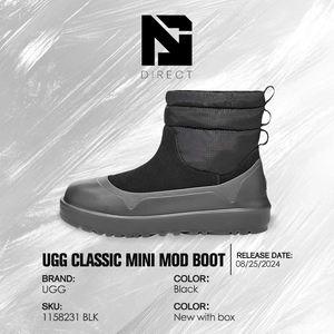 Botas Ugg Classic Mini Mod 'negras' de Invierno, Unisex, de Diseño, de Lujo, con Peluche, Impermeables, para la Nieve, Gran Venta - Product Image 6