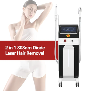 เครื่องเลเซอร์ 2 in 1 แบบสามคลื่น NdYAG และไดโอด พร้อมเทคโนโลยีพิโคเซคันด์ สำหรับกำจัดขนและลบรอยสักแบบไม่เจ็บปวด - Product Image 1