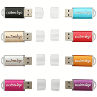 Clé USB en métal personnalisée multicolores avec transfert haute vitesse 2.0 3.0 pour cadeau d'entreprise