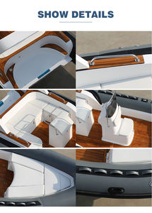 Barca gonfiabile rigida in fibra di vetro RIB760 certificata con motore fuoribordo Hypalon e materiali dello scafo in PVC - Product Image 6