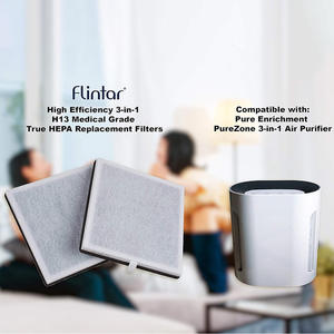 Filtre purificateur d'air 8-3/4 X 9-1/8, élément filtrant de remplacement domestique au charbon actif - Product Image 4