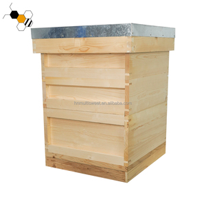 Pinus Boîte <span class=keywords><strong>de</strong></span> ruche nationale en bois Royaume-Uni Ruche d'abeille nationale britannique en bois <span class=keywords><strong>de</strong></span> <span class=keywords><strong>cèdre</strong></span> rouge - Product Image 3